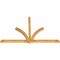 Ekena Millwork Redmond Rough Sawn Timber Gable Bracket, Western Red Cedar, 108"W x 68"H x 4"D x 4"F, 15/12 Pitch GBW108X68X0404RED00RWR - alternate 3